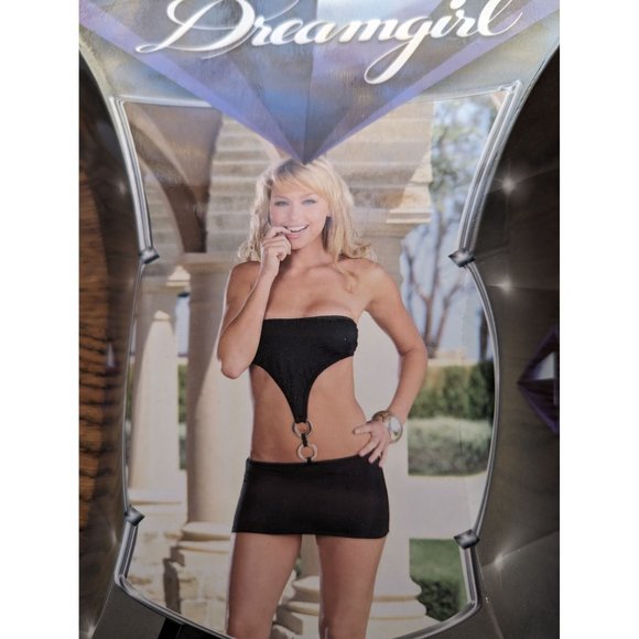 Dreamgirl daring little‎ black strapless dress NEW - Picture 4 of 5
